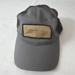 Sitka Hat Cap Snap Back Gray Mesh‎ Trucker Patch Embroidered Outdoor Mens